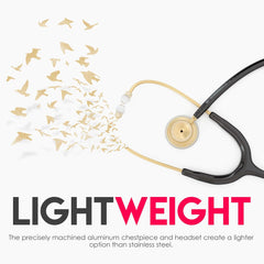 MDF® Estetoscopio Acústico® - Negro/Oro