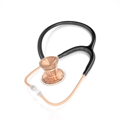 MDF® Estetoscopio de Titanio ProCardial® - Negro/Oro Rosa