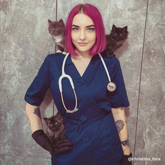 MDF® Estetoscopio Acústico® - Blanco/Oro Rosa