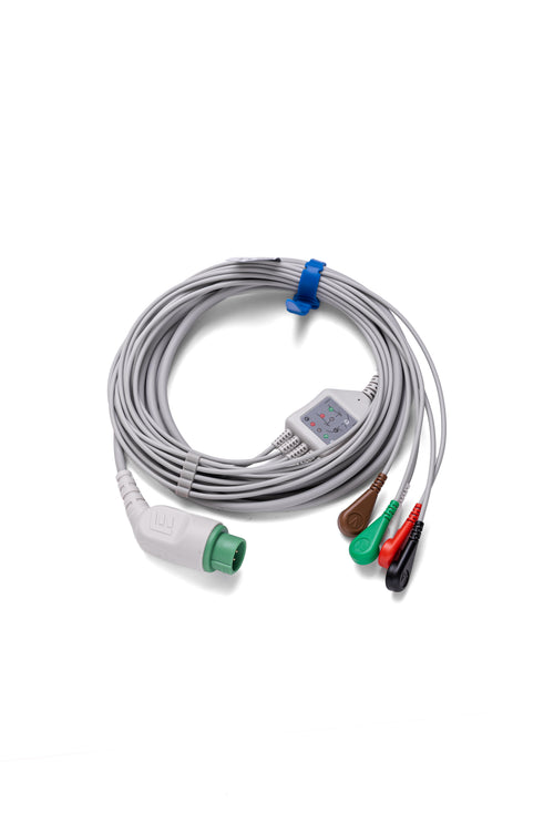 Cable ECG 5 Leads broche ,BLT M7000,9000