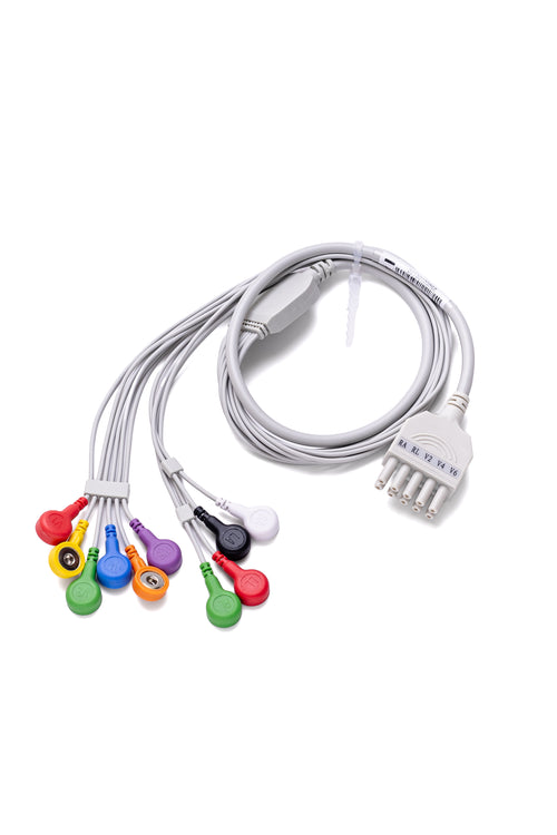 Cable Holter 10 Leads ,Contec vieja version ,tlc5000/6000,Original