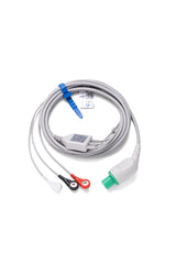 Cable ECG 3 Leads broche ,GE Hellige,Cardioservice,Eagle