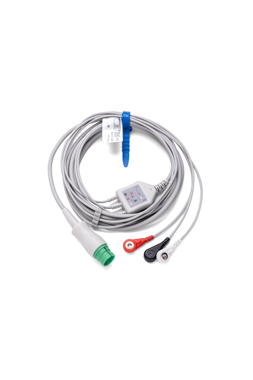 Cable ECG 3 Leads broche ,Primedic,Mediana D500