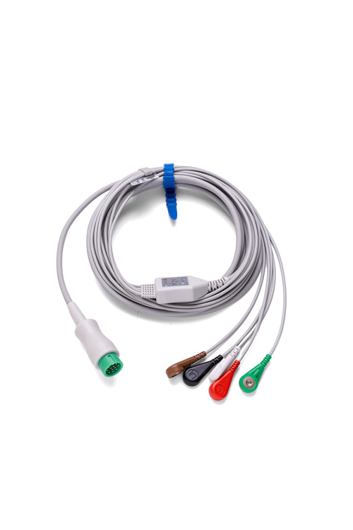 Cable ECG 5 Leads broche ,Bistos