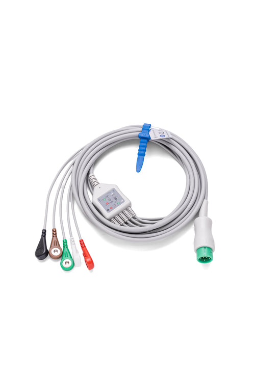 Cable ECG 5 Leads broche ,CO+LINN