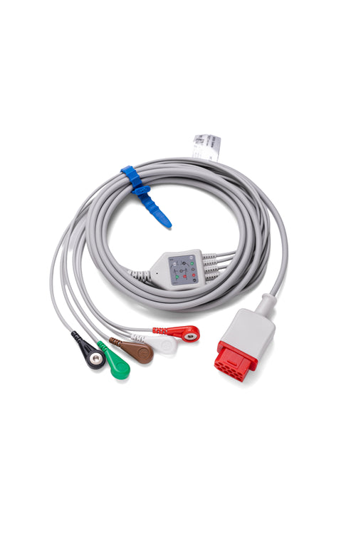 Cable ECG 5 Leads broche ,Bionet