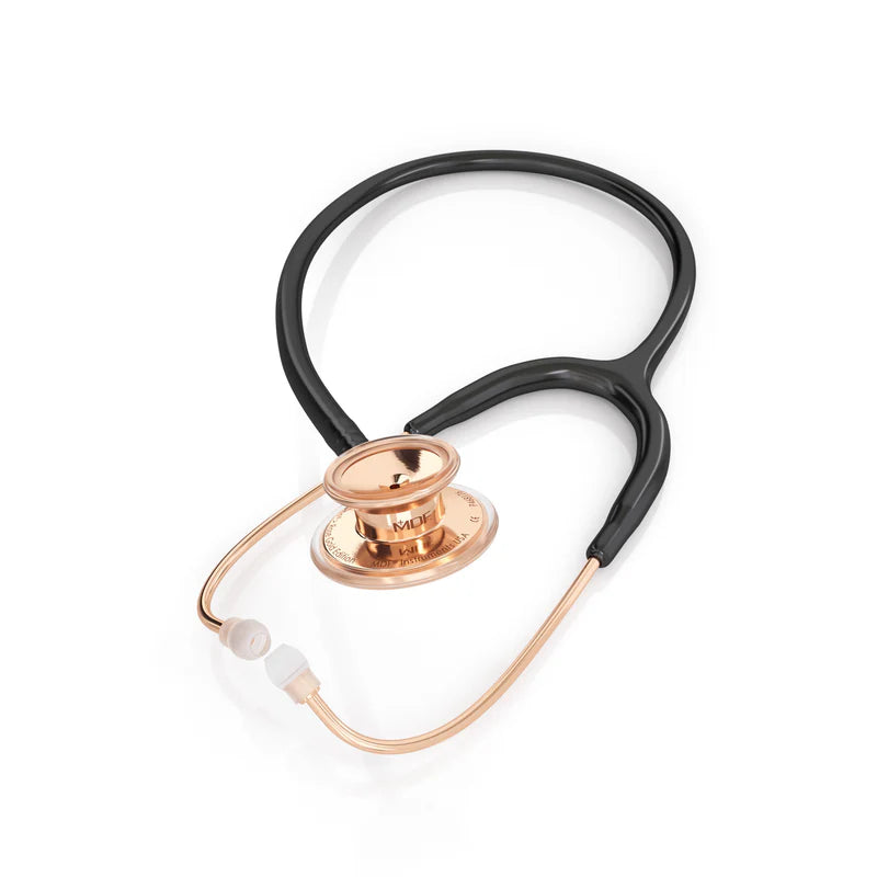 MDF® Estetoscopio Adultos MD One® - Negro/Oro Rosa