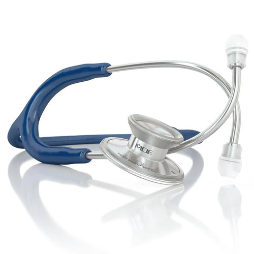 MDF® Estetoscopio Acústico® - Azul Marino/Plata