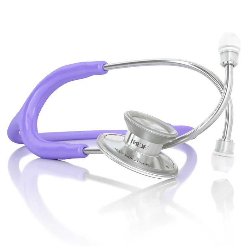 MDF® Estetoscopio Acústico® - Morado Pastel/Plata