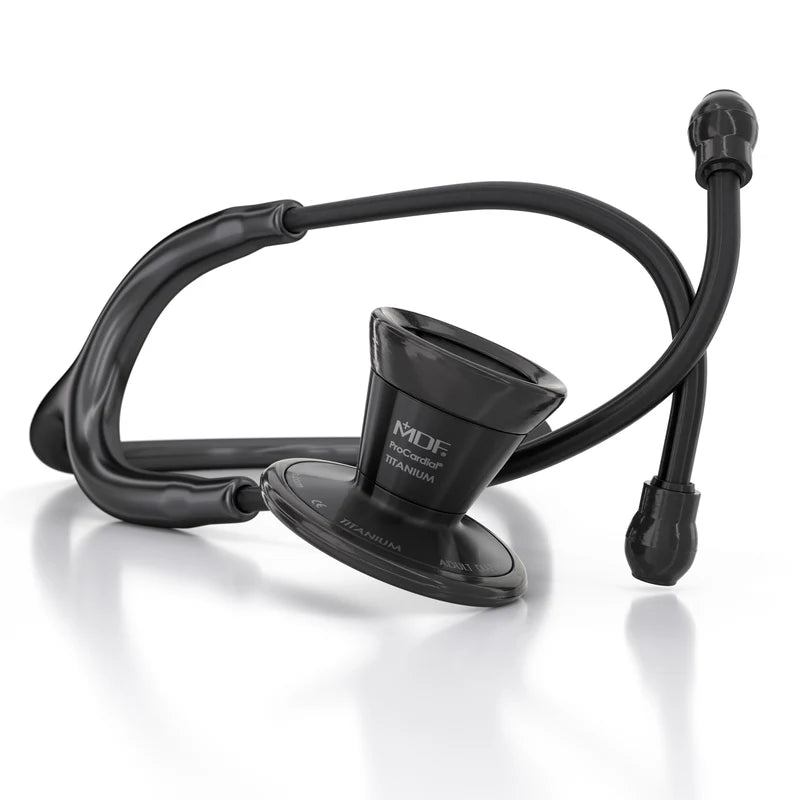 MDF® Estetoscopio de Titanio ProCardial® - Negro/BlackOut